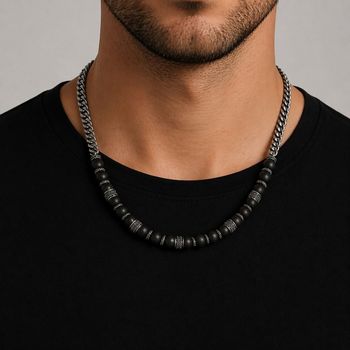 Naszyjnik męski Nomination Manvision czarny agat – stal nierdzewna (2).jpg